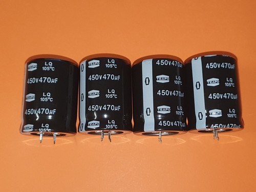 Elko 470μf 450v - 4x, 470μf/450v
