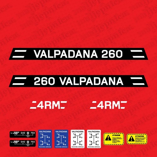 Adesivi ricambio valpadana - di,