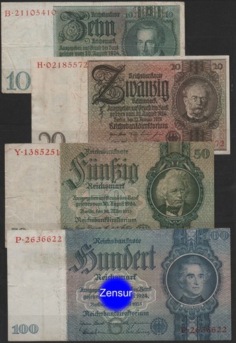 Banconote del terzo regno - le,