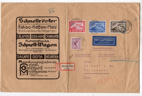 Germania 1931 zeppelin 4rm - germania,